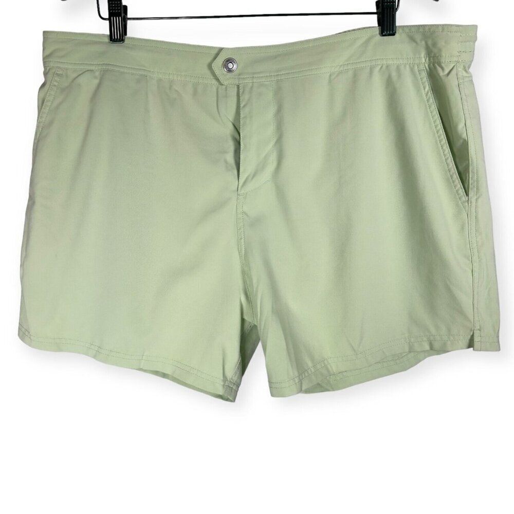 Mackeene Swim Shorts Lined Ben Light‎ Tea Designer Size US 40
